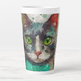 Colourful Mixed Media Print Holiday Mug AP407A2