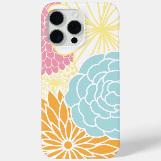 Colourful Mod Florals Case-Mate iPhone Case (Back)
