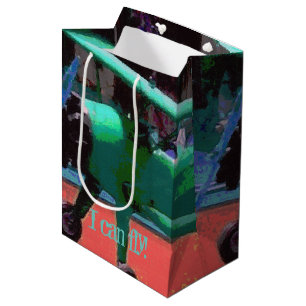 Colourful Model Plane Medium Gift Bag