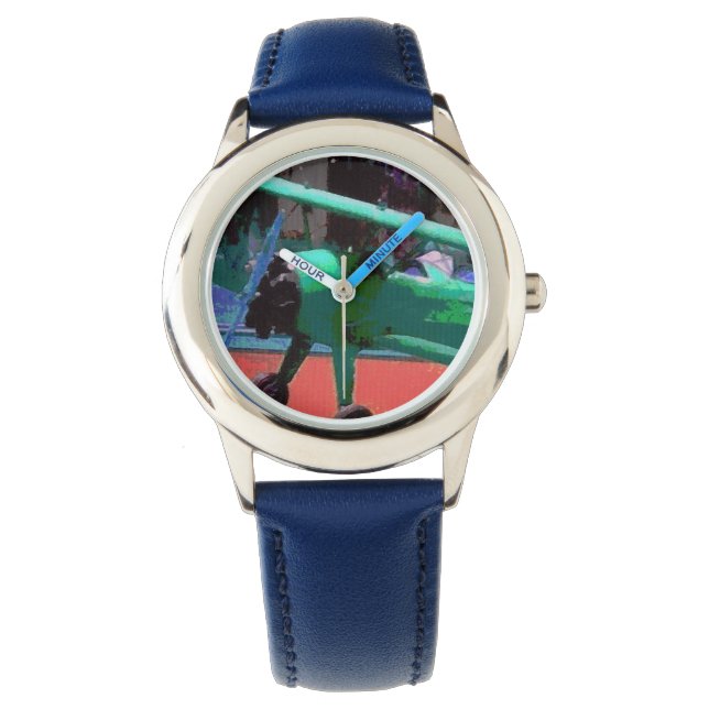 Colourful Model Plane Watch (Front)