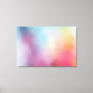 Colourful Modern Abstract Art Elegant Trendy Canvas Print