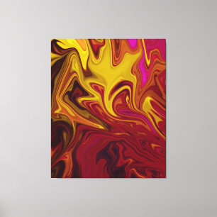 Colourful Modern Abstract Art   pastel oil canvas Print
