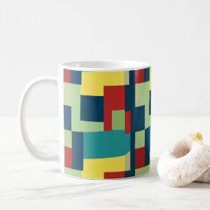 Colourful Modern Abstract Geometric Coffee Mug