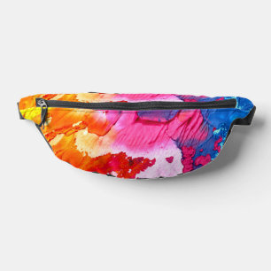 Colourful Modern Abstract Paint All-Over-Print Fanny Pack