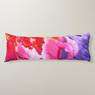 Colourful Modern Abstract Paint Body Pillow