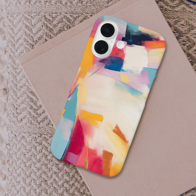 Colourful Modern Abstract Paint Case-Mate iPhone Case (Creator Uploaded)