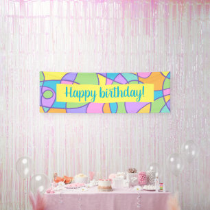 Colourful Modern Art Abstract Design Banner