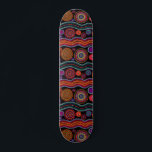 Colourful Modern Australian Dot Art Tribal Pattern Skateboard<br><div class="desc">This modern design features a colourful painted tribal dot pattern in bright orange,  purple,  green,  turquoise and white on a black background #tribal #australian #australia  #sports #fun #gifts #giftsforhim #giftsforher #skateboarding #skateboard #skateboards #skate #skater #outdoor #style #trendy</div>