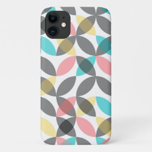 Colourful, modern, cheerful circular geometric iPhone 11 case