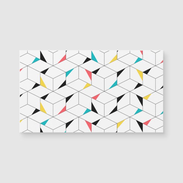 Colourful, modern, cheerful, trendy happy cubes (Front)