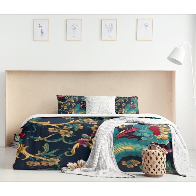 Colourful Modern Chinoiserie  Pillowcase (Creator Uploaded)