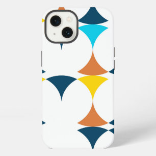 Colourful, modern, cool, trendy geometric shapes iPhone 13 case