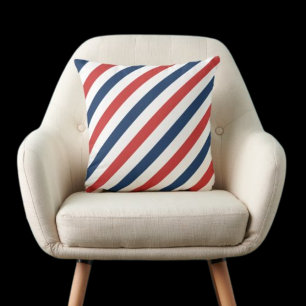 Colourful Modern Cute Stripes Pattern Throw Pillow