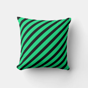Colourful Modern Cute Stripes Pattern Throw Pillow