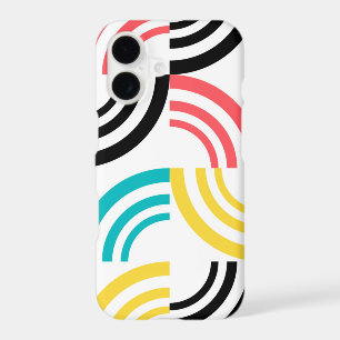 Colourful, modern, fun, cheerful geometric graphic