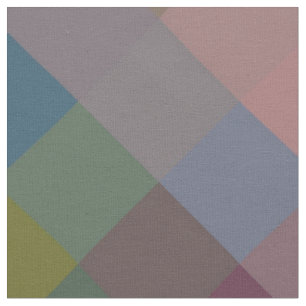 Colourful Modern Geometric Diamond Pattern #5 Fabric