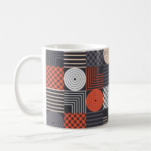 Colourful modern geometric seamless pattern coffee mug