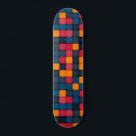 Colourful Modern Geometric Tile Texture Pattern Skateboard<br><div class="desc">This modern design features a tiled pattern of colourful geometric and abstract patterns #mosaic #tiled #textured #pattern #masculine #feminine #girly #stylish #chic #trendy #customgifts #sports #outdoor #skate #skater #skateboard #skateboards #skateboarding #fun #cool #custom #christmas #birthday #giftsforher</div>