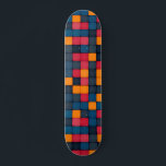 Colourful Modern Geometric Tile Texture Pattern Skateboard<br><div class="desc">This modern design features a tiled pattern of colourful geometric and abstract patterns #mosaic #tiled #textured #pattern #masculine #feminine #girly #stylish #chic #trendy #customgifts #sports #outdoor #skate #skater #skateboard #skateboards #skateboarding #fun #cool #custom #christmas #birthday #giftsforher</div>
