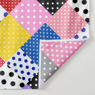 Colourful Modern Mosaic Dots Pattern           Tapestry