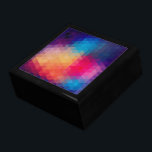 Colourful Modern Mosaic Geometric Pattern Gift Box<br><div class="desc">Modern colourful mosaic polygonal geometric seamless pattern. If you need any help customizing any of my designs,  contact ArtOnWear designer. Free text formatting with live help available by request.</div>