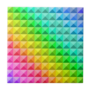 Colourful modern mosaic tiles pattern