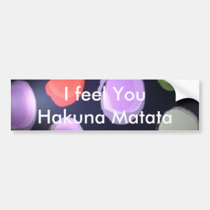 Colourful Modern Pattern Polka Dot Art Print Bumper Sticker