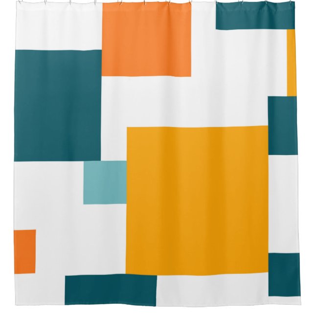 Colourful, modern, playful square geometric patter (Front)