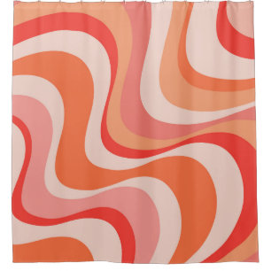 Colourful modern retro waves design