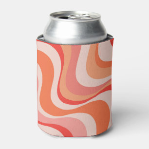 Colourful modern retro waves design can cooler
