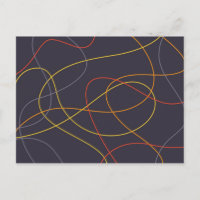 Colourful, modern, simple, trendy,curvy messy line