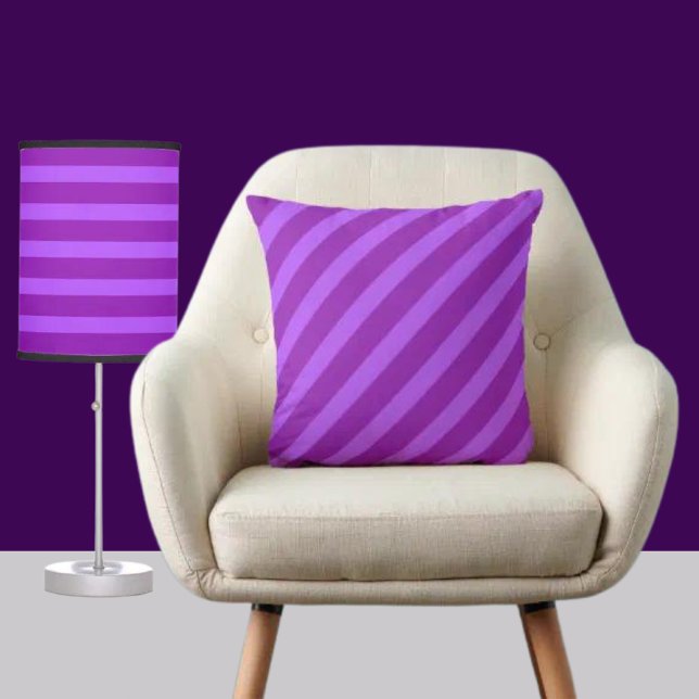 Colourful Modern Striped Pattern           Throw Pillow (Creator Uploaded)