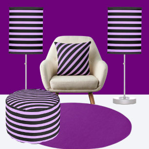 Colourful Modern Striped Pattern Throw Pillow