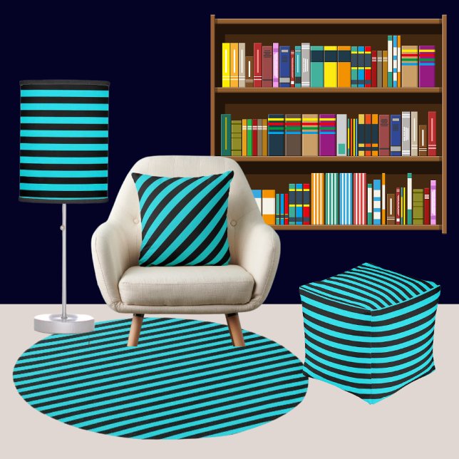 Colourful Modern Striped Pattern           Throw Pillow (Creator Uploaded)