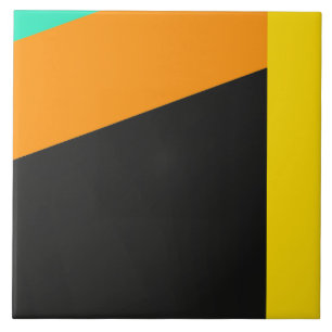 Colourful modern stripes pattern tile