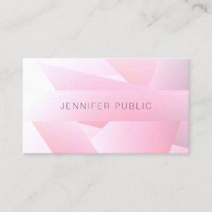 Colourful Modern Template Elegant Design Trendy Business Card