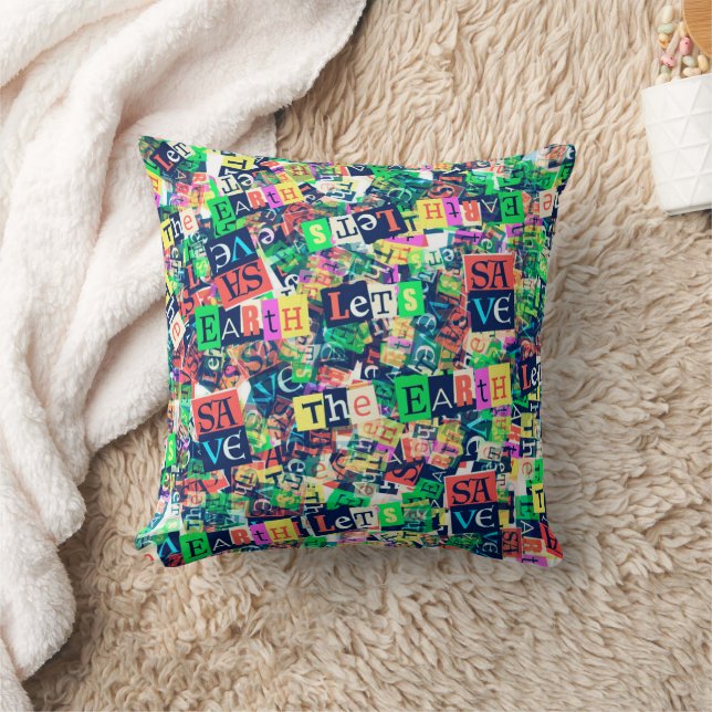 colourful modern  throw pillow (Blanket)