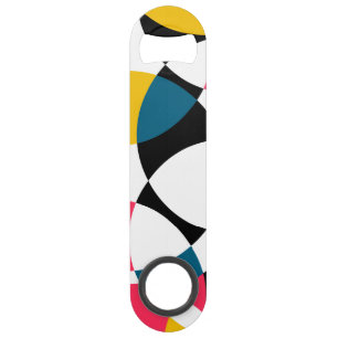 Colourful, modern, trendy, cool circular graphic bar key