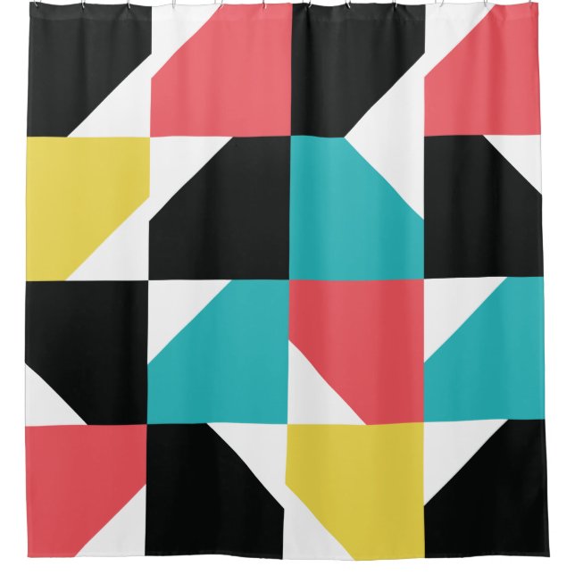 Colourful, modern, trendy, fun geometric pattern (Front)