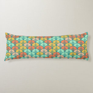 Colourful Modern Trendy Geometric Fish Scale Body Pillow