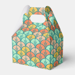 Colourful Modern Trendy Geometric Fish Scale Favor Box