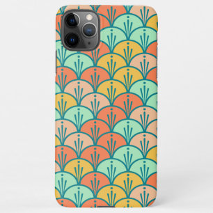 Colourful Modern Trendy Geometric Fish Scale iPhone 11Pro Max Case