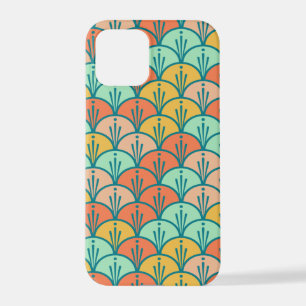 Colourful Modern Trendy Geometric Fish Scale iPhone 12 Pro Case