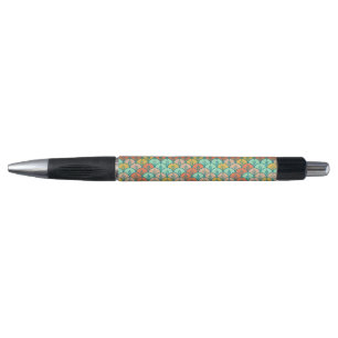 Colourful Modern Trendy Geometric Fish Scale Pen