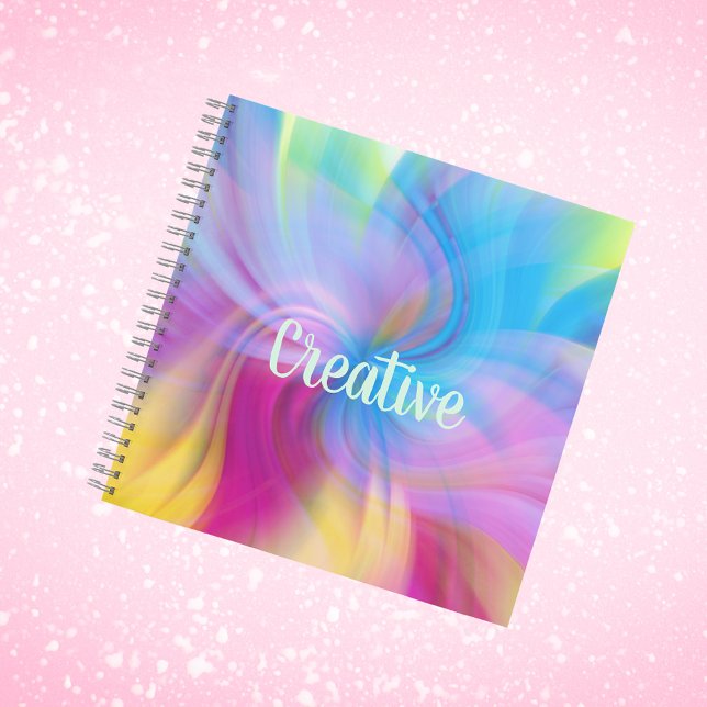 Colourful Modern Watercolor Abstract Pattern Notebook (Creator Uploaded)