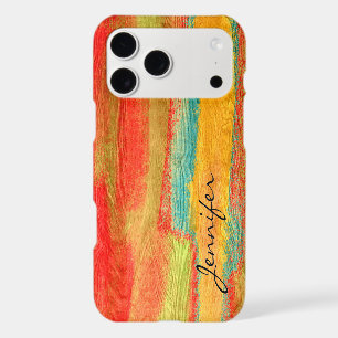 Colourful Modern Wood Grain Background