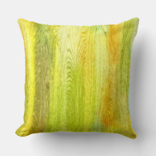 Colourful Modern Wood Grain Background #35 Throw Pillow