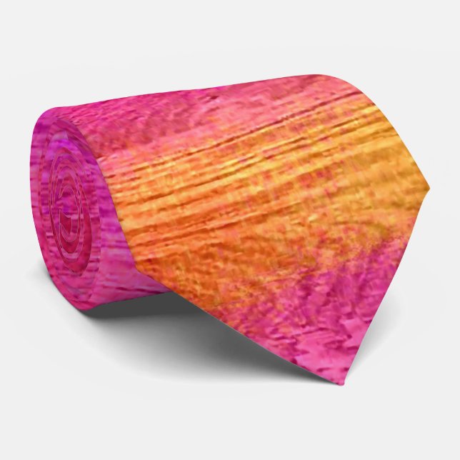 Colourful Modern Wood Grain Background #71 Tie (Rolled)