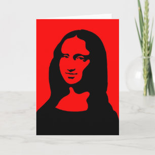 Colourful Mona Card
