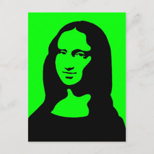 Colourful Mona Postcard
